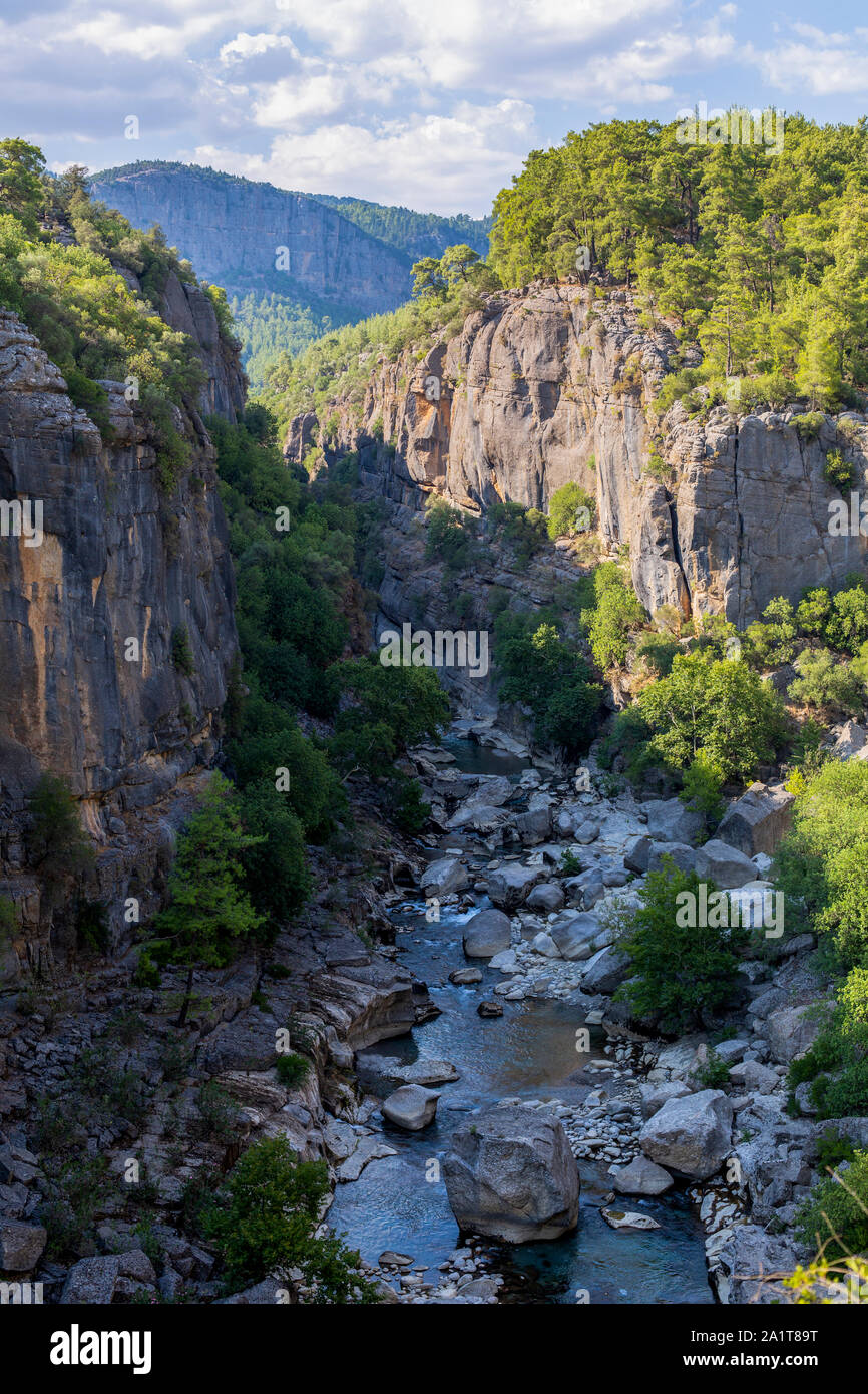 Los recursos hídricos Cañón köprülü Manavgat Turquía Foto de stock