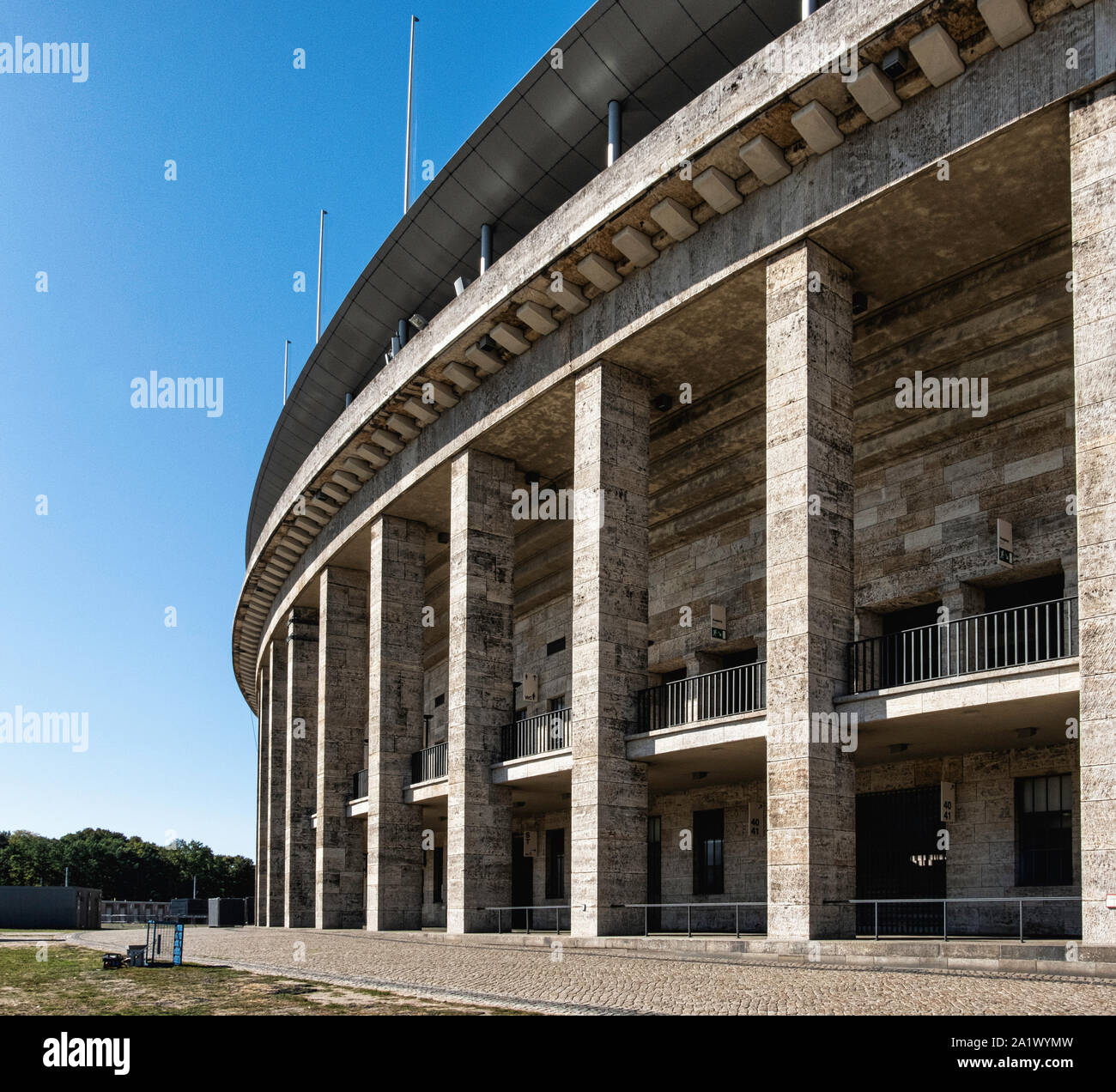 El Estadio Olímpico, el OlympiaStadion una época nazi monumental estadio construido para los El Estadio Olímpico, el OlympiaStadion una época nazi monumental estadio construido para los