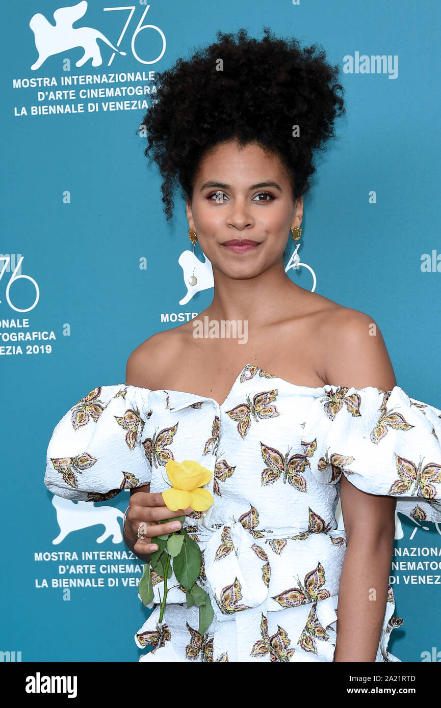 76º Festival de Cine de Venecia 2019, Photocall film ‘Seberg’Foto: Zazie Beetz donde: Venezia, Italia cuando: El 28 de febrero de 2014 Crédito: IPA/WENN.com **Sólo disponible para su publicación en el Reino Unido, Estados Unidos, Alemania, Austria, Suiza** Foto de stock