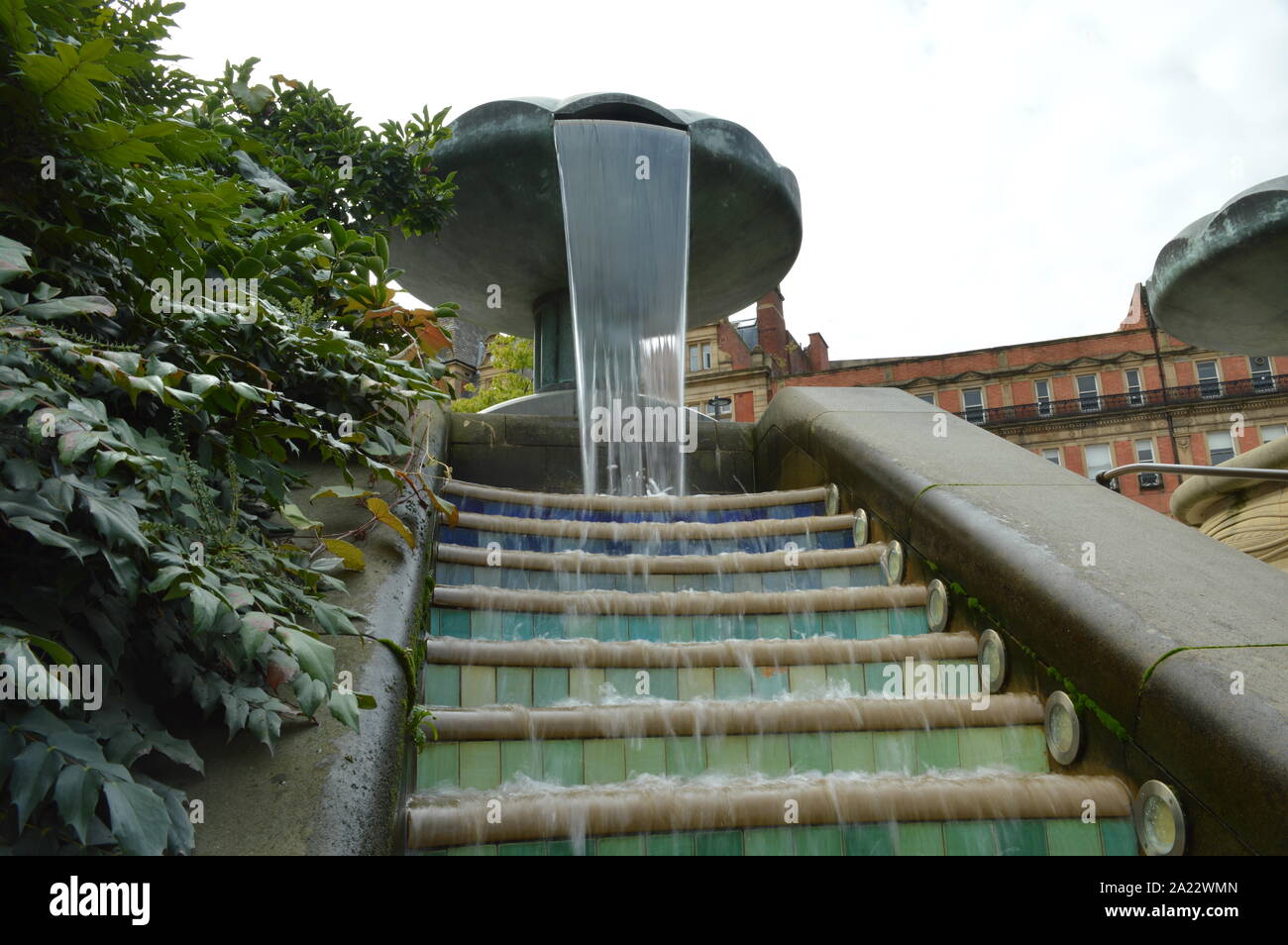 Sheffield La Paz Waterfall Gardens Foto de stock