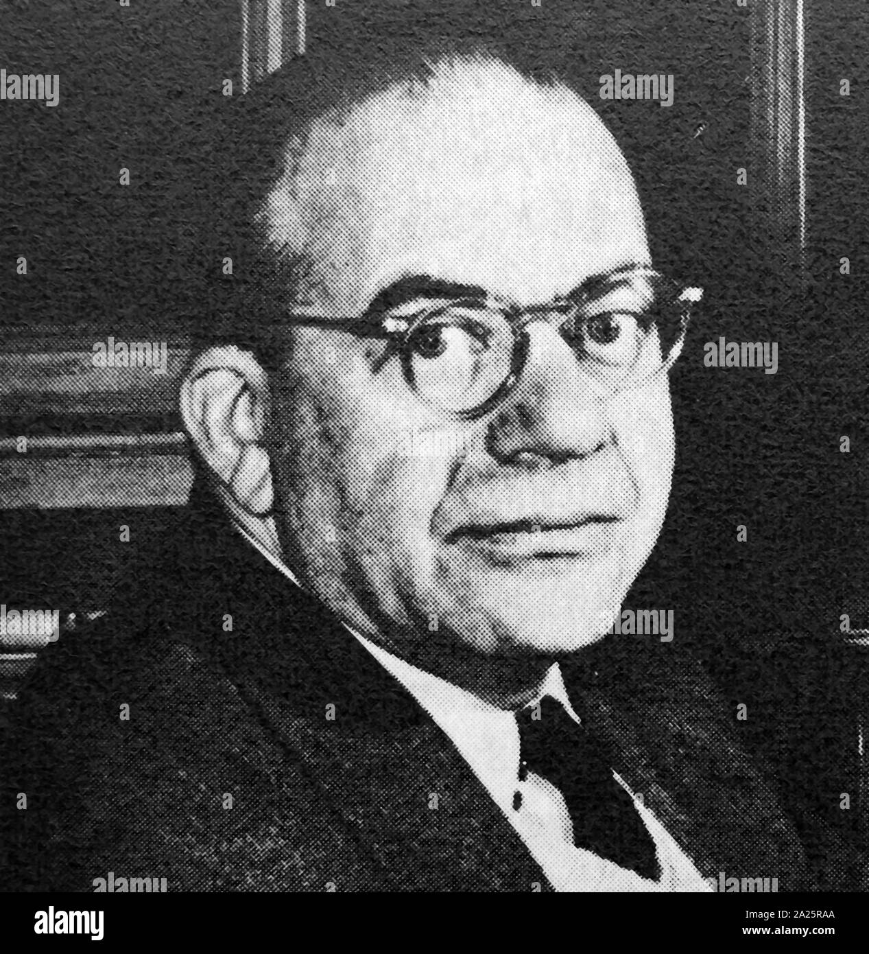 Erwin Panofsky (1892 - 1968), un historiador de arte German-Jewish, cuya carrera académica fue perseguido principalmente en los EE.UU. después del surgimiento del régimen nazi Foto de stock