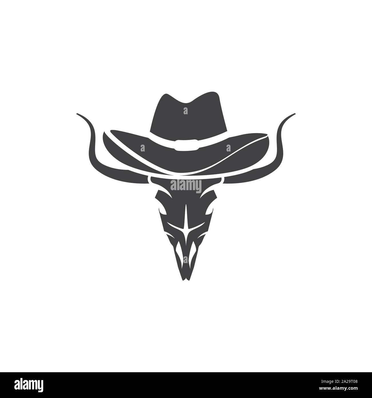 Cr neo De Toro Vector Icono Plantilla Dise o Ilustraci n Imagen Vector 
