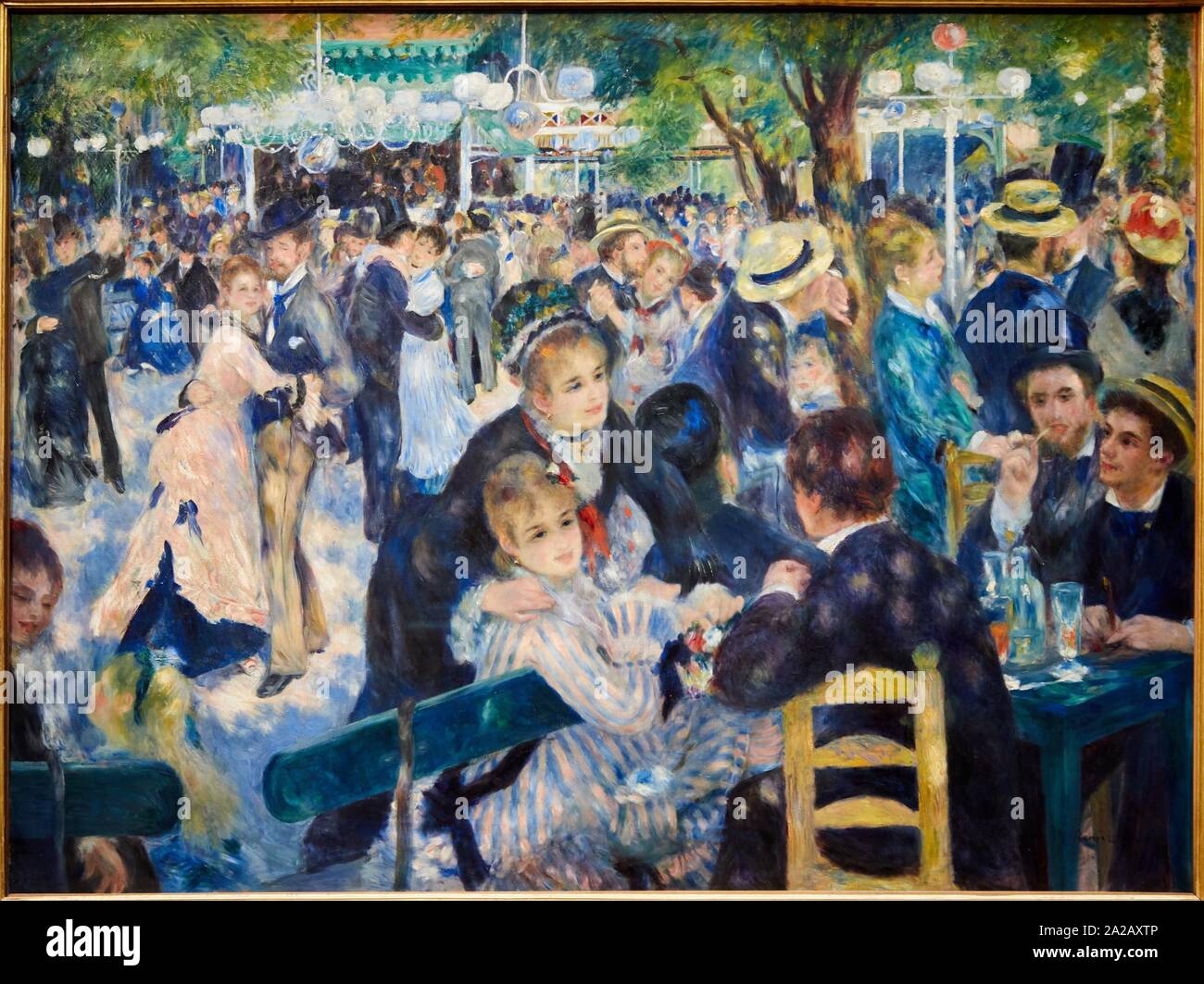 Bal Au Moulin De La Galette '''Bal du Moulin de la Galette'', en 1876, Pierre Auguste Renoir, 1841