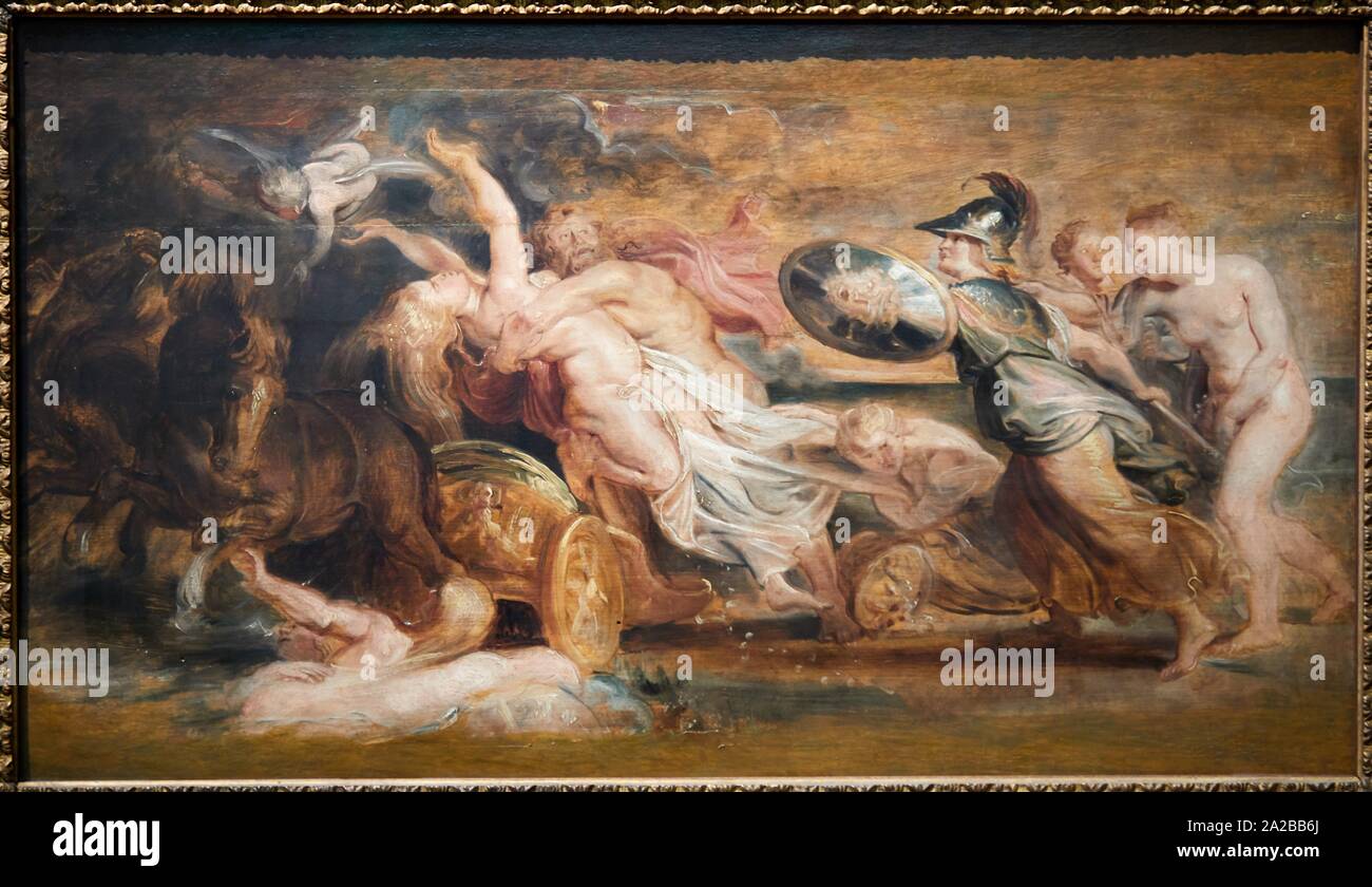 '''L'enlèvement de Proserpine'', 1614-1615, Peter Paul Rubens, Petit Palais el Musée des Beaux Arts de la Ville de Paris, Francia, Europa Foto de stock