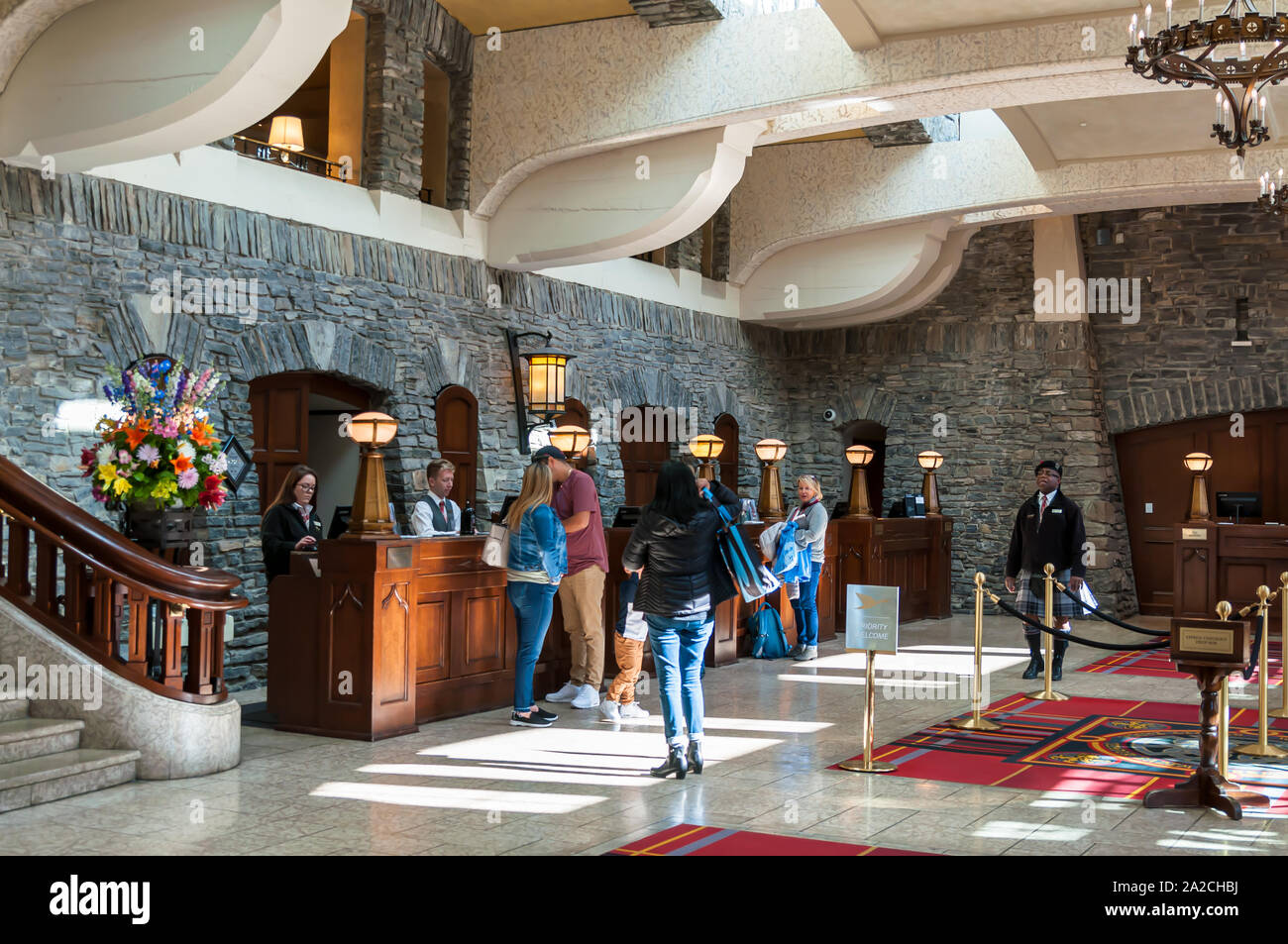 Interior Del Fairmont Banff Springs Hotel Banff Alberta Canada Fotografia De Stock Alamy Interior Del Fairmont Banff Springs Hotel Banff Alberta Canada Fotografia De Stock Alamy