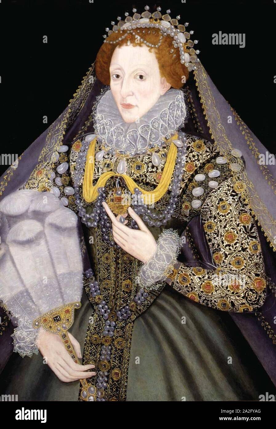 Elizabeth I Artista desconocido1570s. Foto de stock