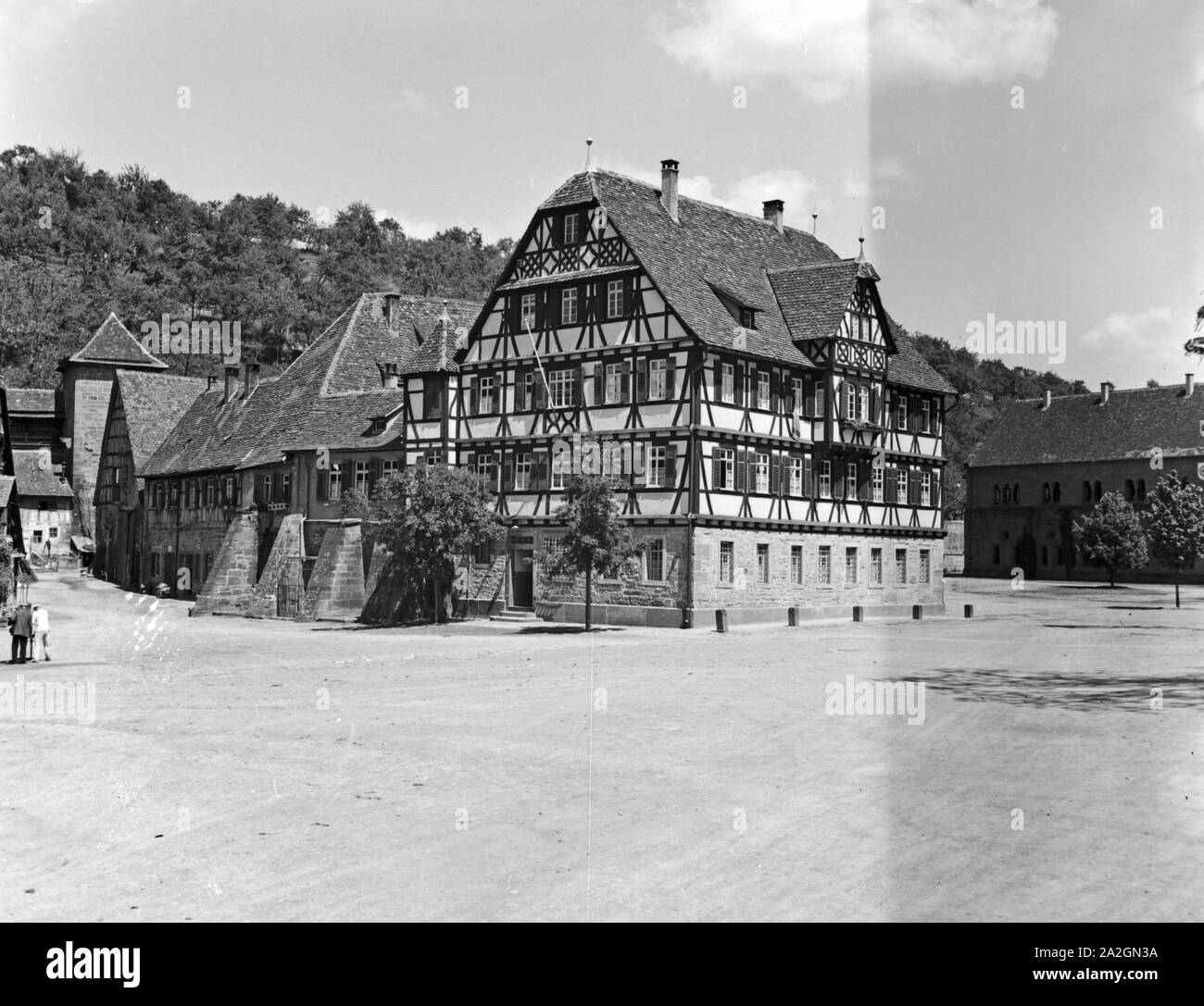 Im Kurort Bad Nauheim, Deutschland 1930er Jahre. En spa resort Bad Nauheim, Alemania 1930. Foto de stock