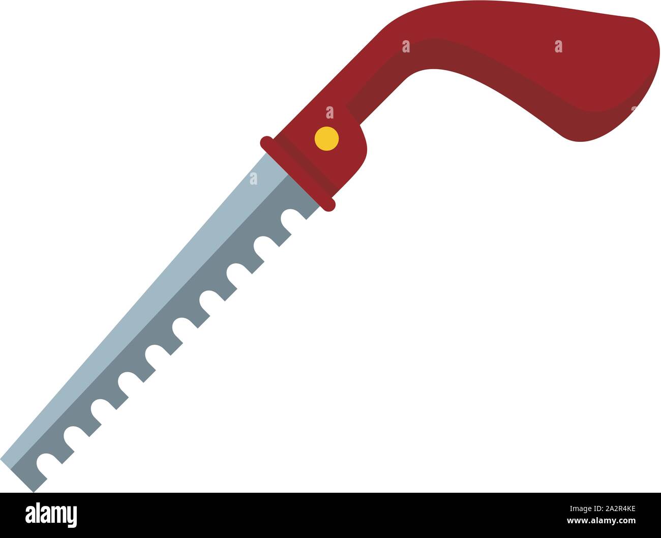 Serrucho pequeño icono. Ilustración plana de serrucho pequeño icono  vectoriales para diseño web Imagen Vector de stock - Alamy