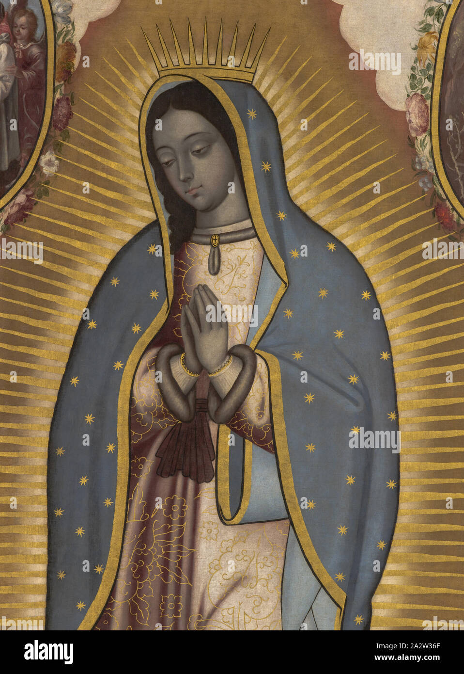 Virgen de Guadalupe, alrededor de 1700, óleo sobre lienzo, 82-11/16 x  54-5/16 in., pintura y escultura europea antes de 1800 Fotografía de stock  - Alamy