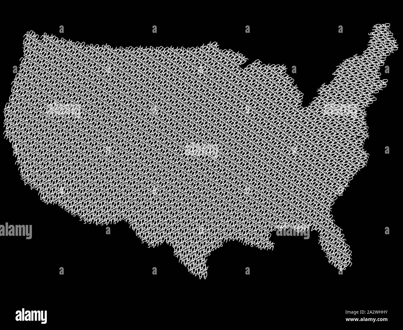 Mapa De Estados Unidos De América Ilustración Vectorial Eps 10 Imagen Vector De Stock Alamy 8635