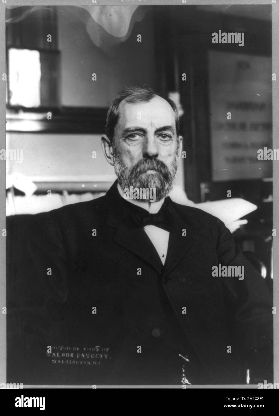 Richard Franklin Pettigrew, 1848-1926, senador republicano de Dakota del Sur, la cabeza y el hombro vertical Foto de stock