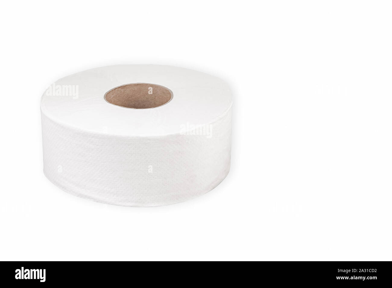 Tejido de baño Jumbo Rollo de 9 pulgadas para dispensador blanco redondo  grande telas suaves sola Fotografía de stock - Alamy