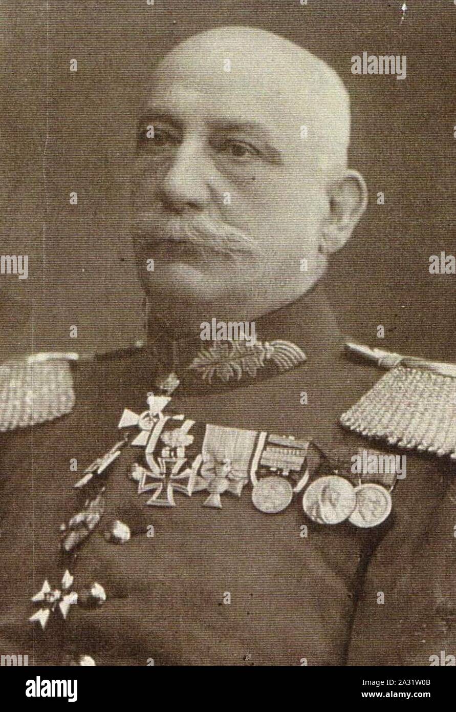 Ernst von Sommerfeld. Foto de stock