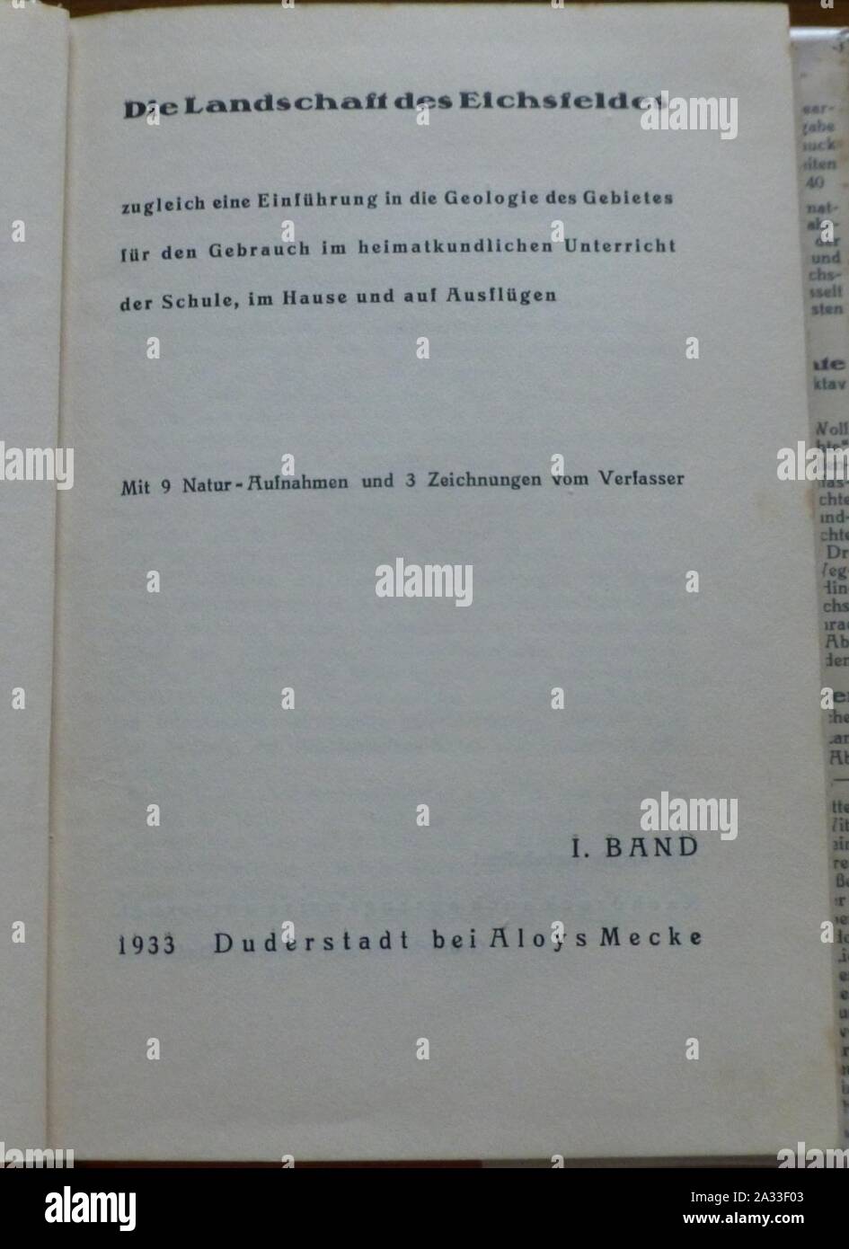 F.Neureuter Landschaften EIC. Foto de stock