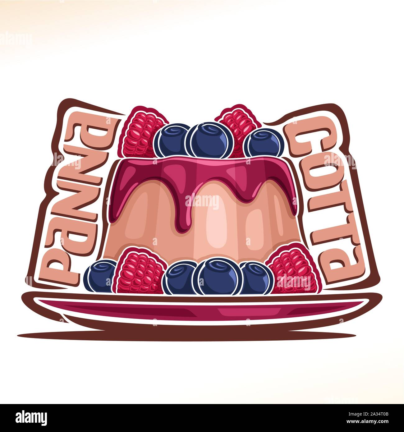 La gelatina Imágenes vectoriales de stock Alamy