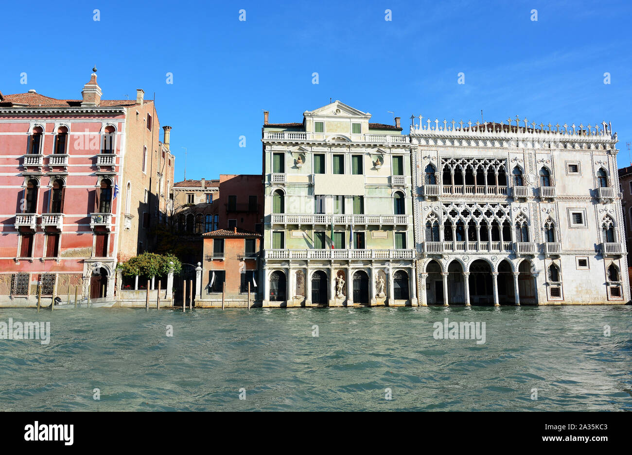 Todas las bellezas y las maravillas de Venecia, Italia Foto de stock