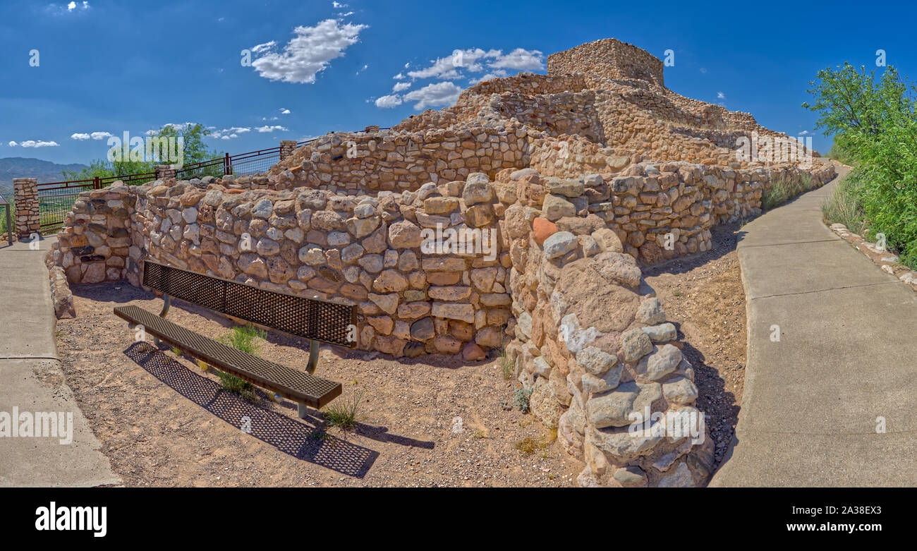 El Monumento Nacional Tuzigoot, Clarkdale, Arizona, Estados Unidos Foto de stock