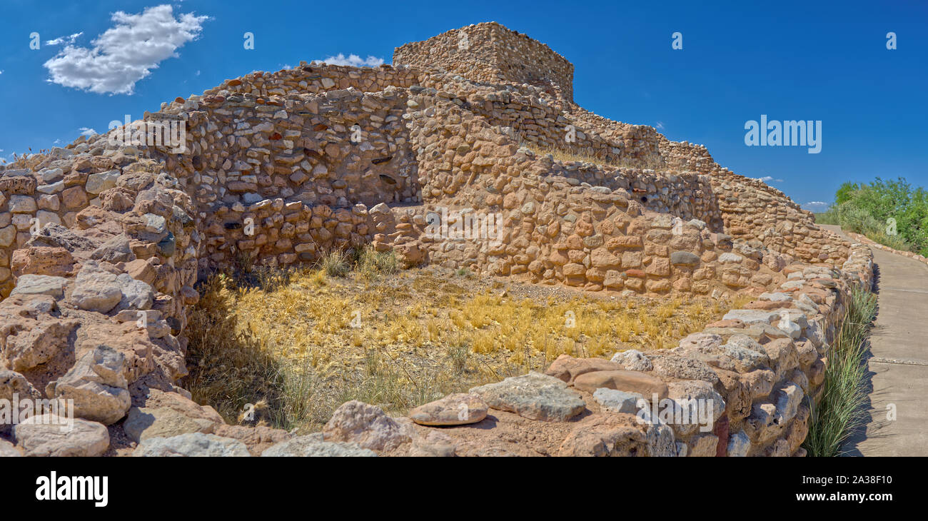 El Monumento Nacional Tuzigoot, Clarkdale, Arizona, Estados Unidos Foto de stock