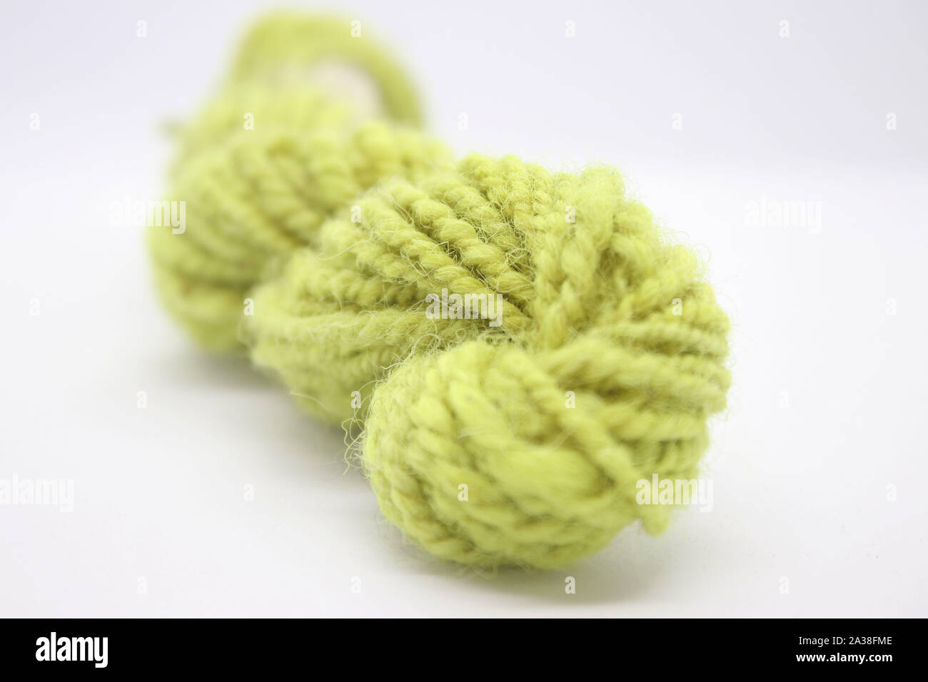 Close-up de una bola de lana Foto de stock