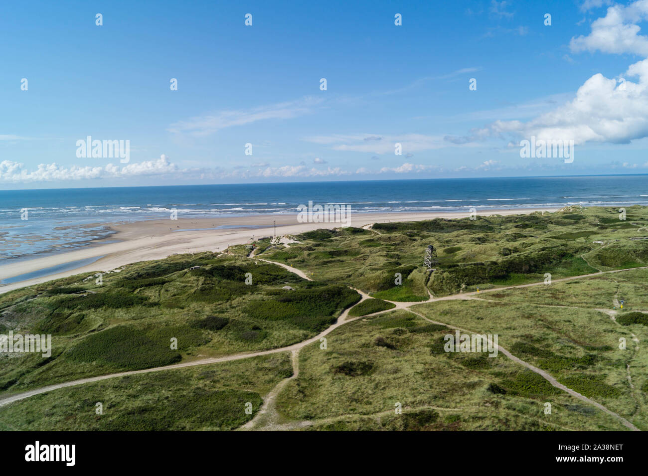 Blavand Ho Skallingen Dinamarca Foto de stock