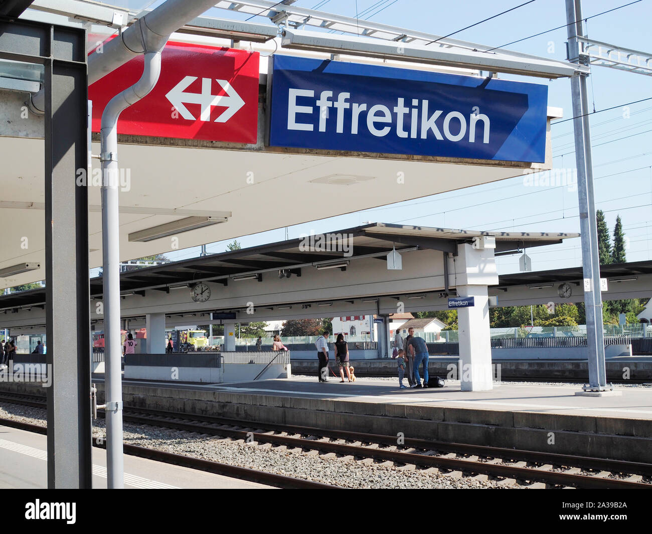 Bahnhof Effretikon ZH Foto de stock