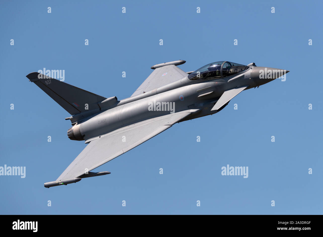 Eurofighter Typhoon de la Fuerza Aérea Real Foto de stock