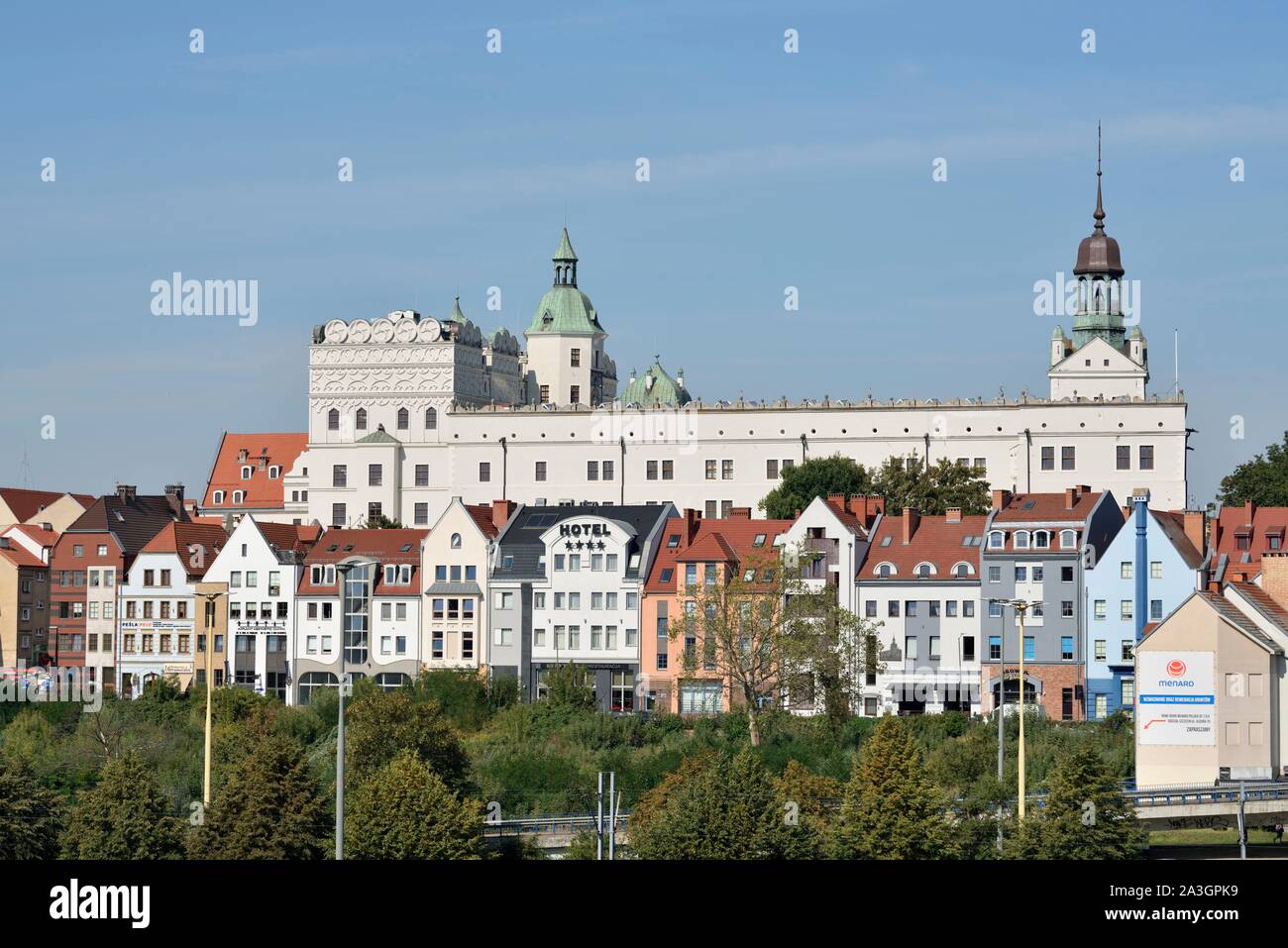 Polonia, Pomerania Occidental, Smolecin (Szczecin), el castillo de los Duques de Pomerania Foto de stock