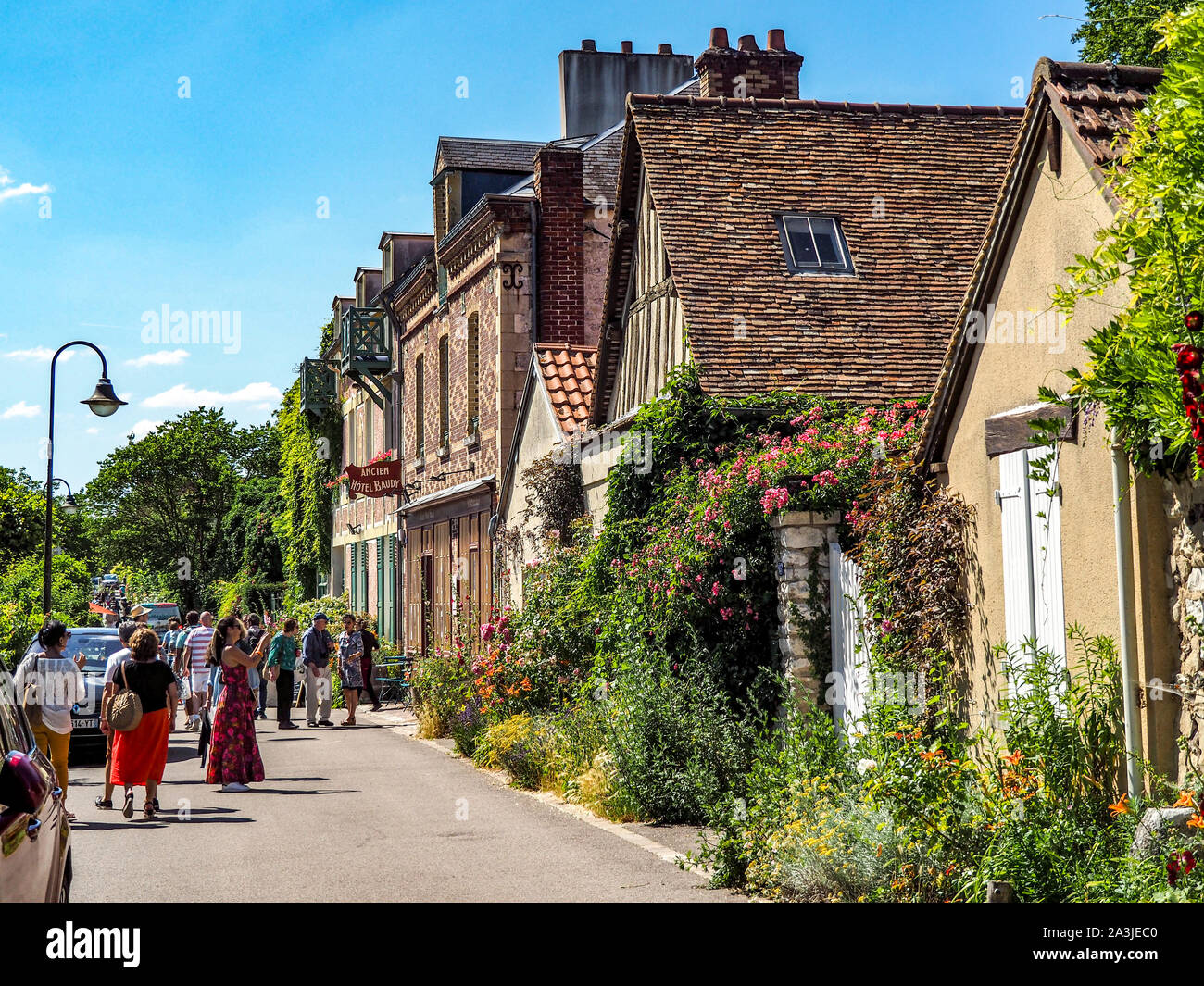 Pueblo de Giverny, Francia Fotografía de stock Alamy