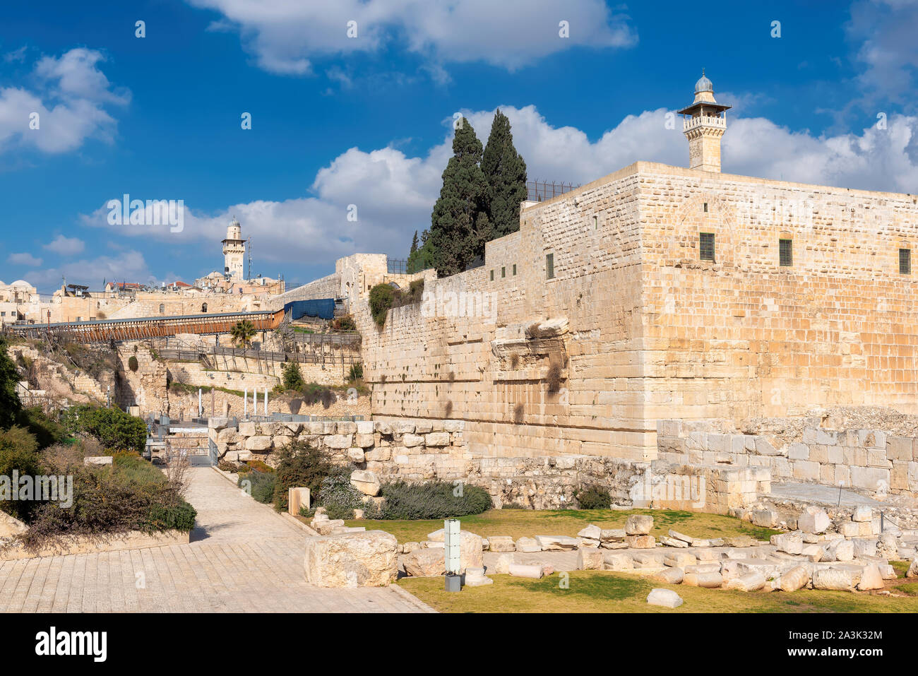 Ciudad Vieja de Jerusalén, Israel. Foto de stock