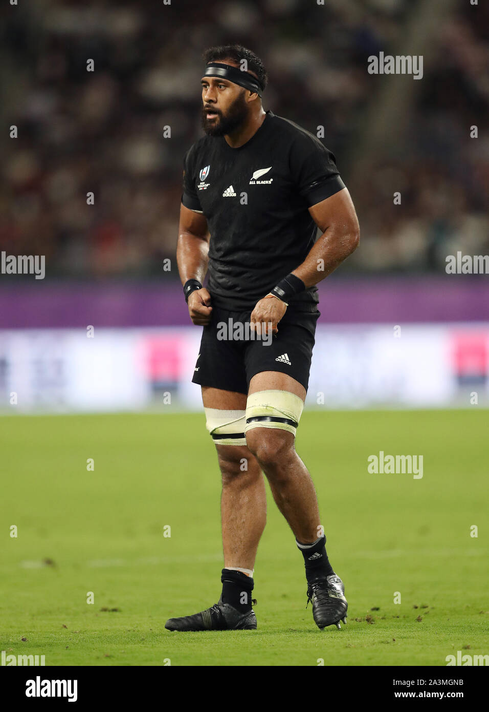 Patrick de Nueva Zelandia Tuipulotu durante el partido de la Copa del Mundo de Rugby 2019 en el estadio de Oita, Japón Foto de stock