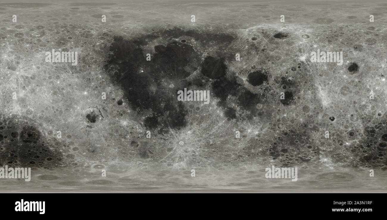 Mapa De La Superficie De La Luna Fotos e Imágenes de stock Alamy