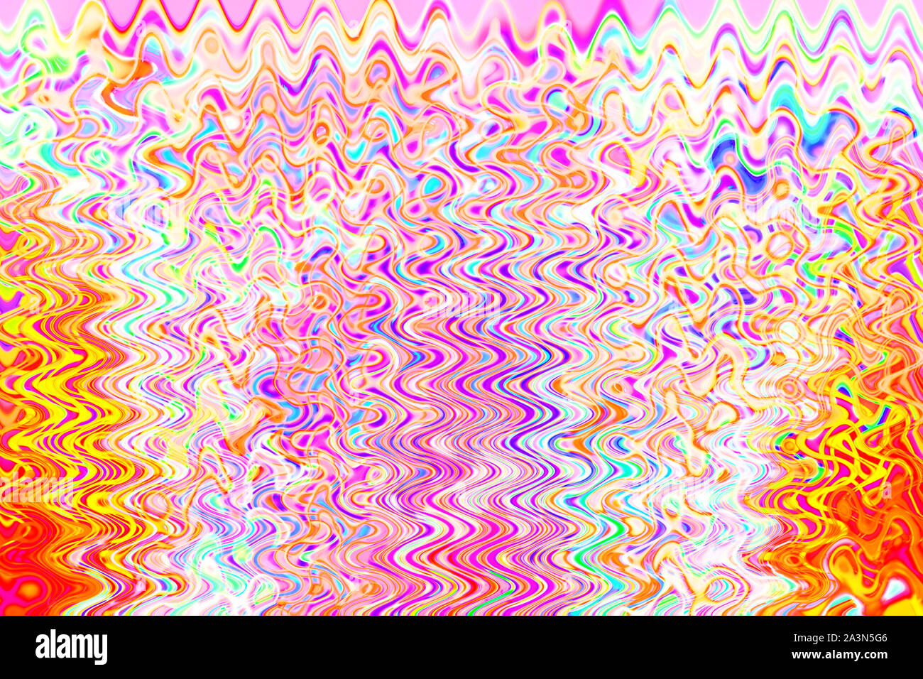 Una colorida imagen de fondo ondulado abstracta. Foto de stock