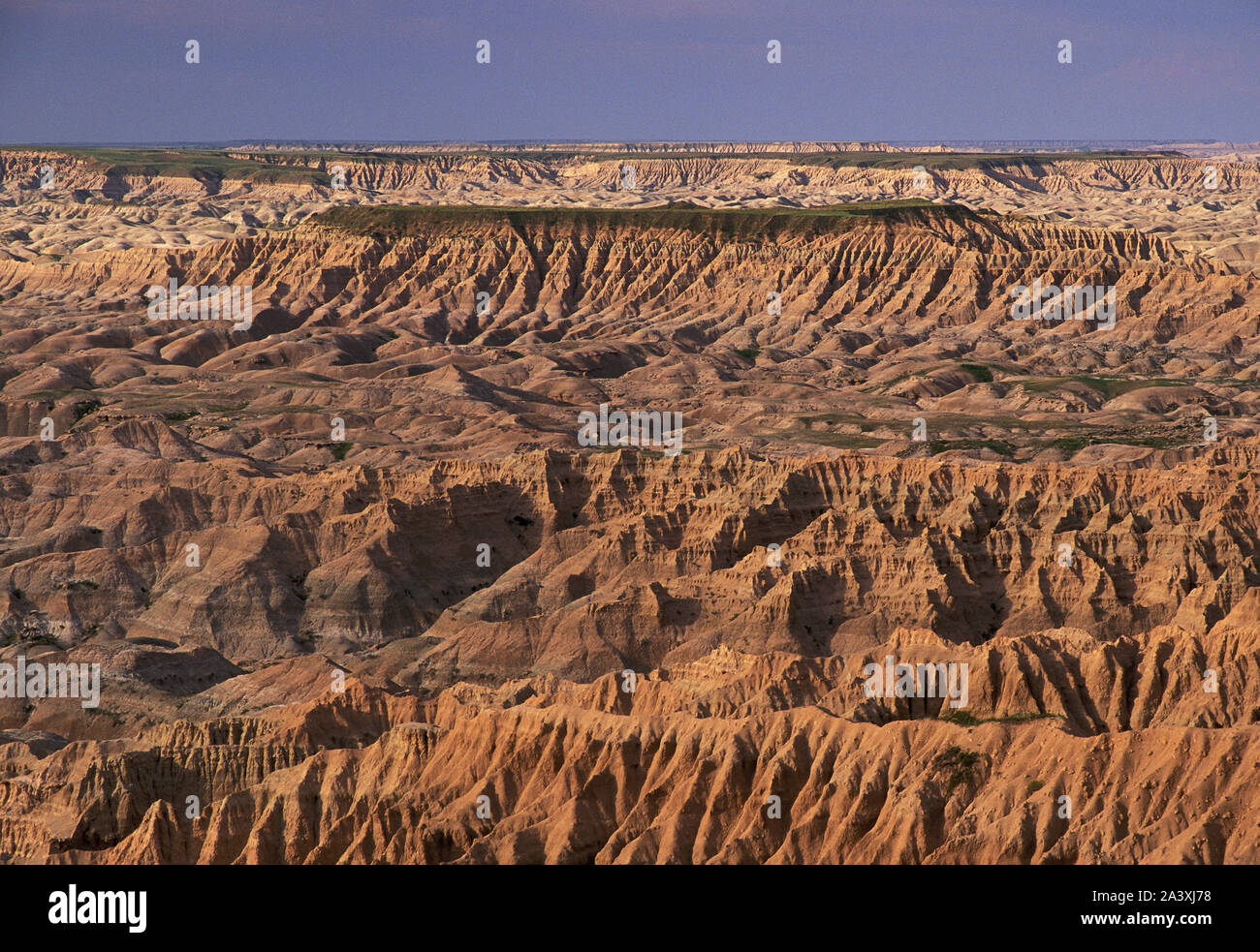 El Parque Nacional Badlands, Dakota del Sur Badlands en la esquina