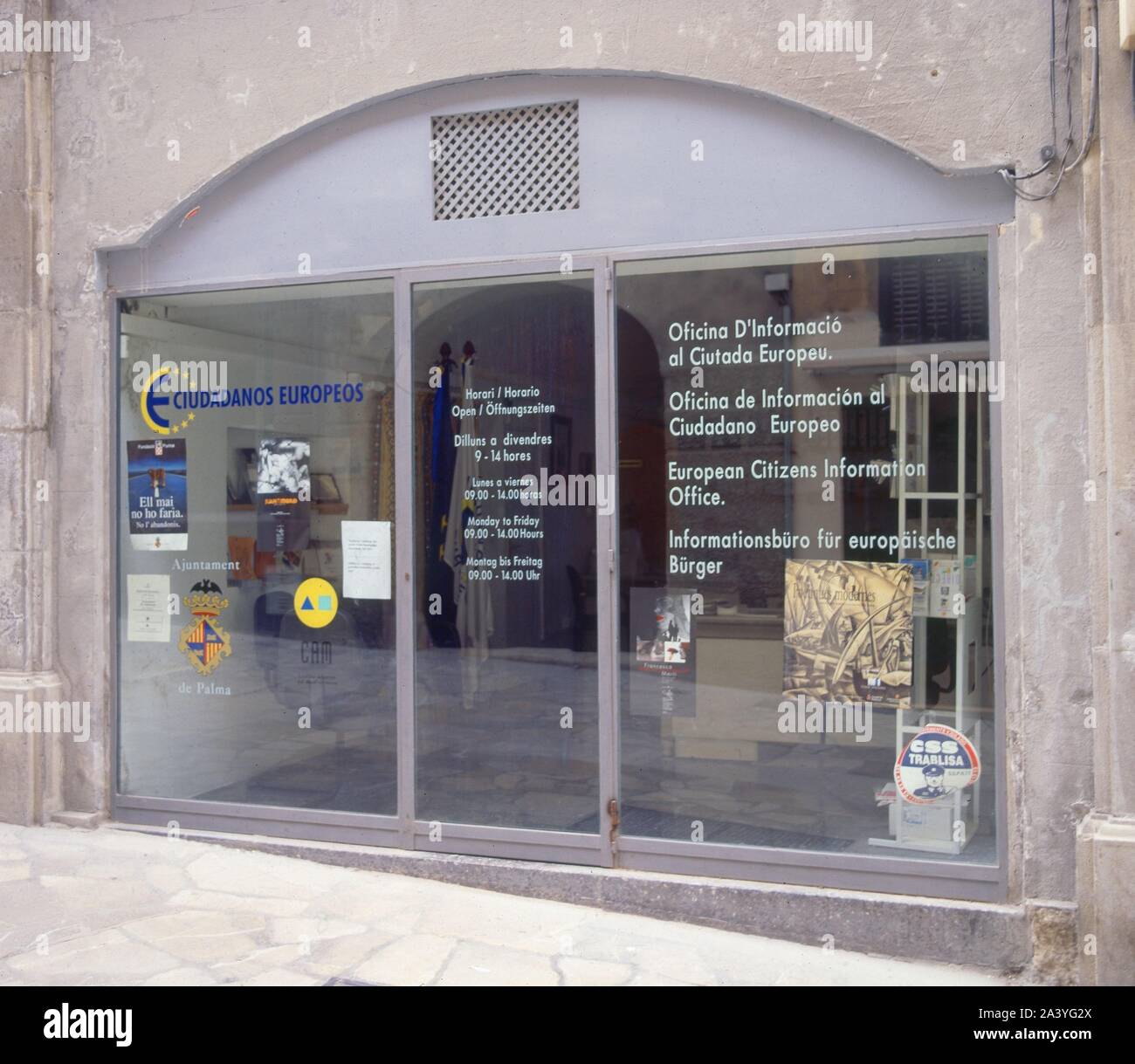 OFICINA DE INFORMACION TURISTICA DEL AYUNTAMIENTO DE PALMA. Ubicación:  exterior. Palma. MALLORCA. España Fotografía de stock - Alamy