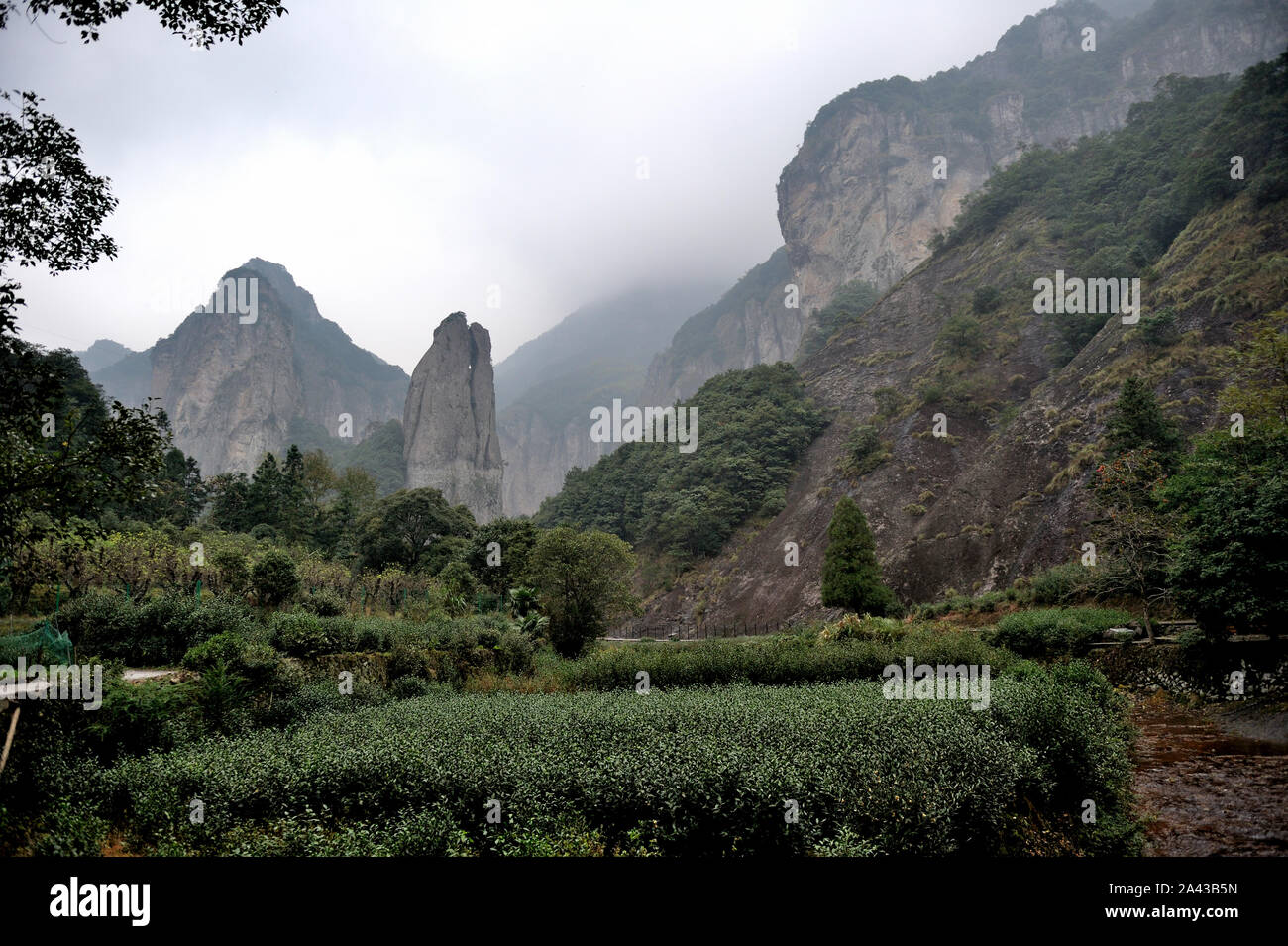 Paisaje antiguo pico (tijeras, China) Foto de stock