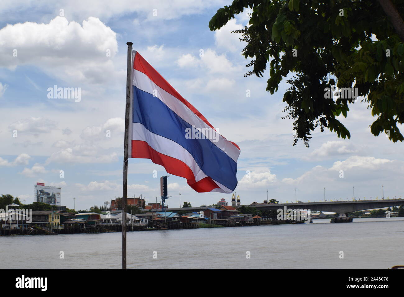 Tailandia Flagge Foto de stock