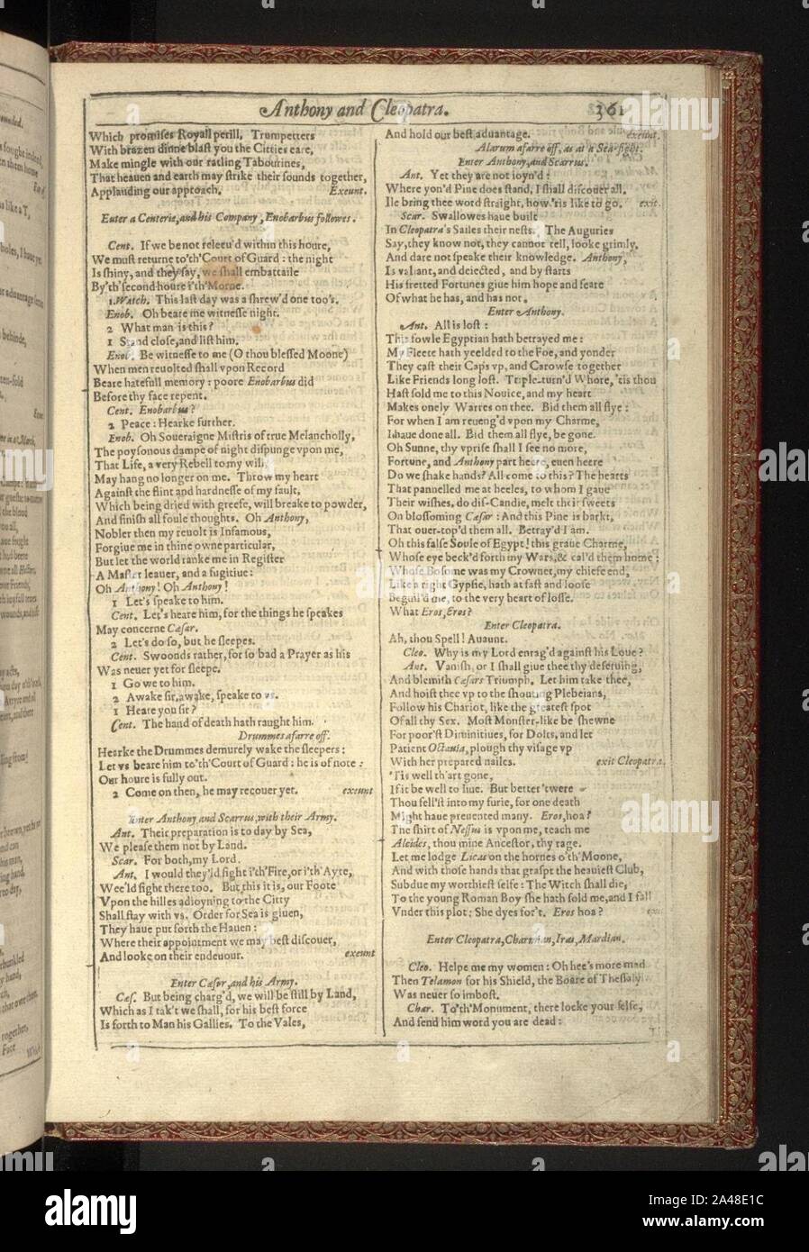 Primer Folio, Shakespeare - 0868. Foto de stock