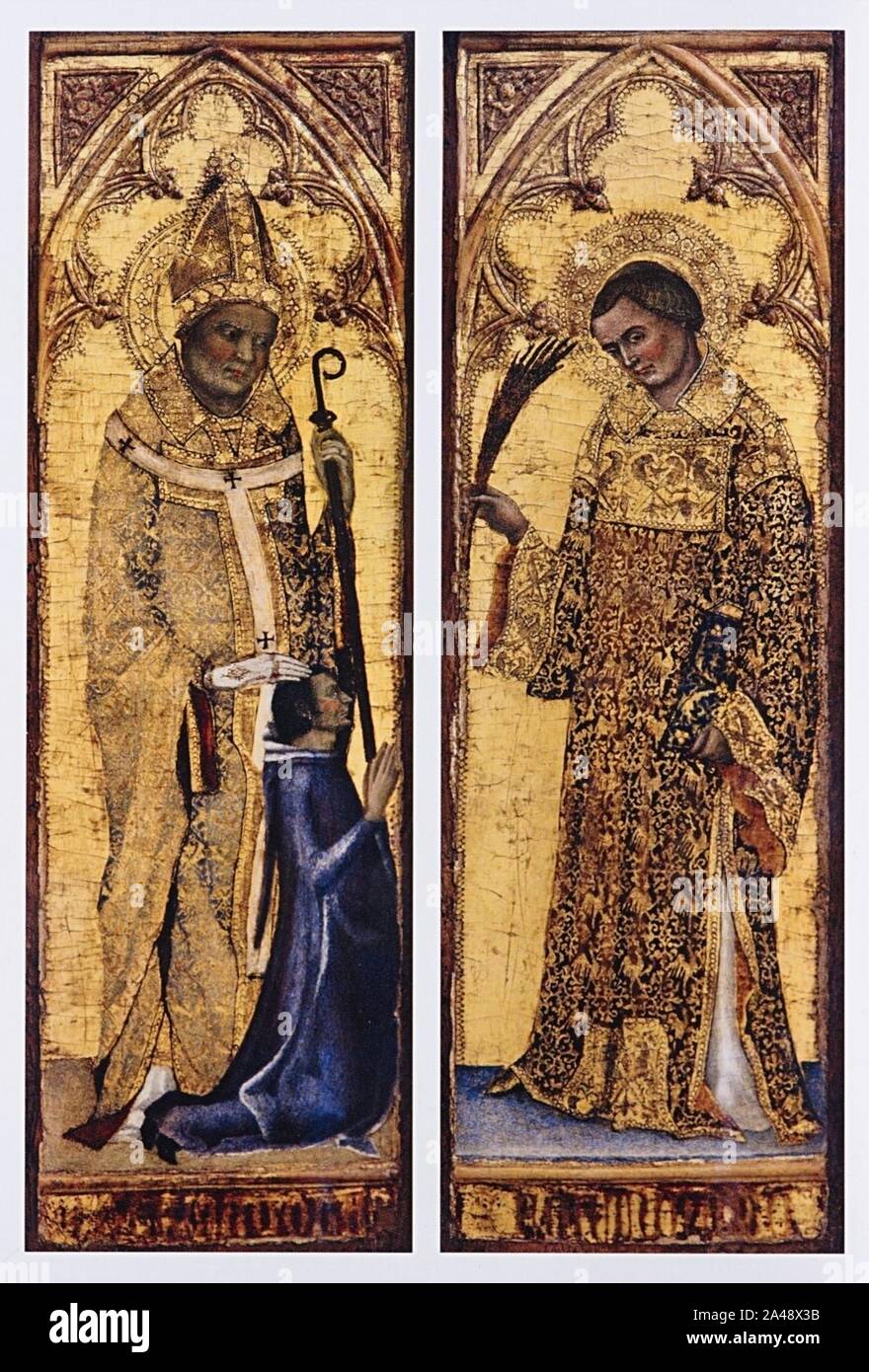 Rekonstruktion Flügelaltar (02). Foto de stock