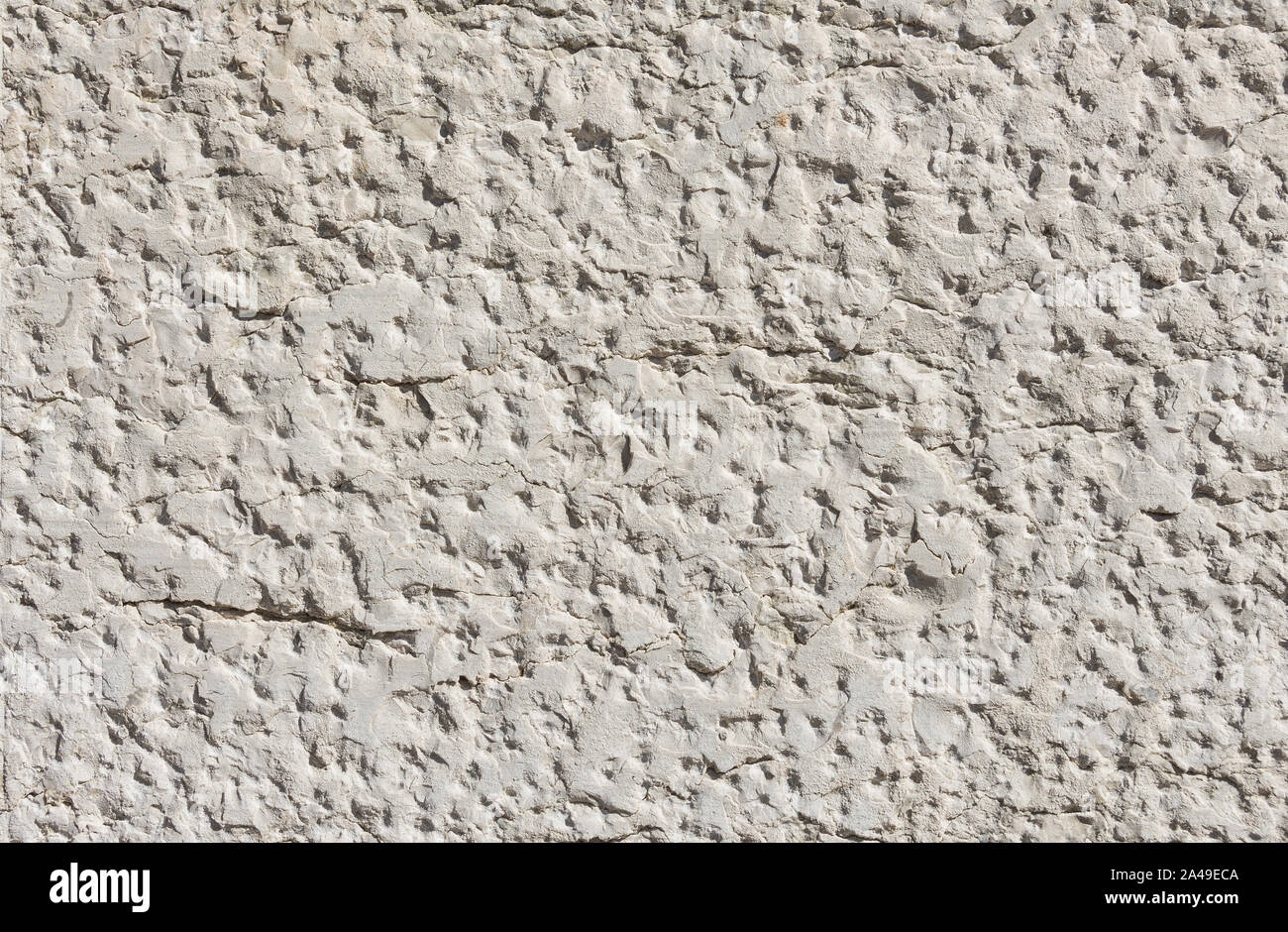 Blanco antiguo muro de piedra de Istria, piedras de construcción típica de Venecia y Dalmacia desde la Edad Media, como fondo Foto de stock