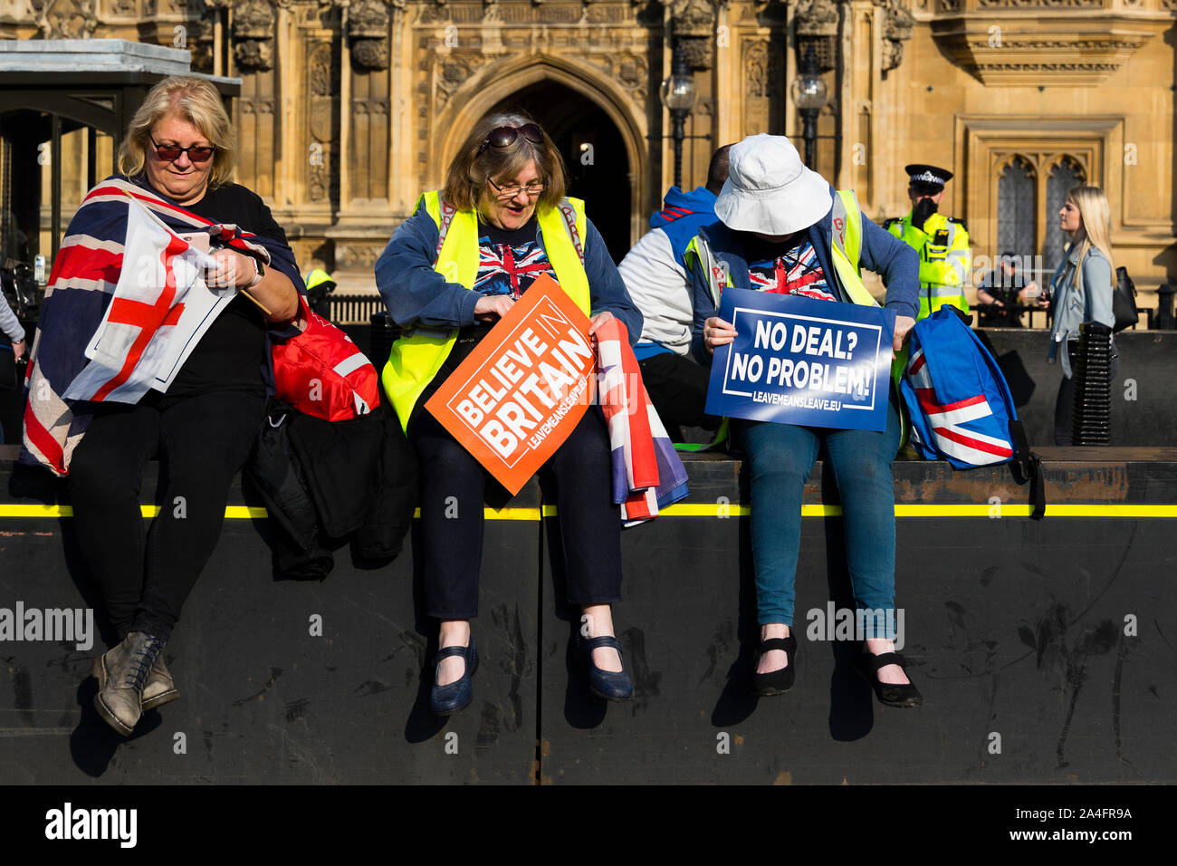 Londres, Reino Unido. Pro-Brexit protesta. Foto de stock