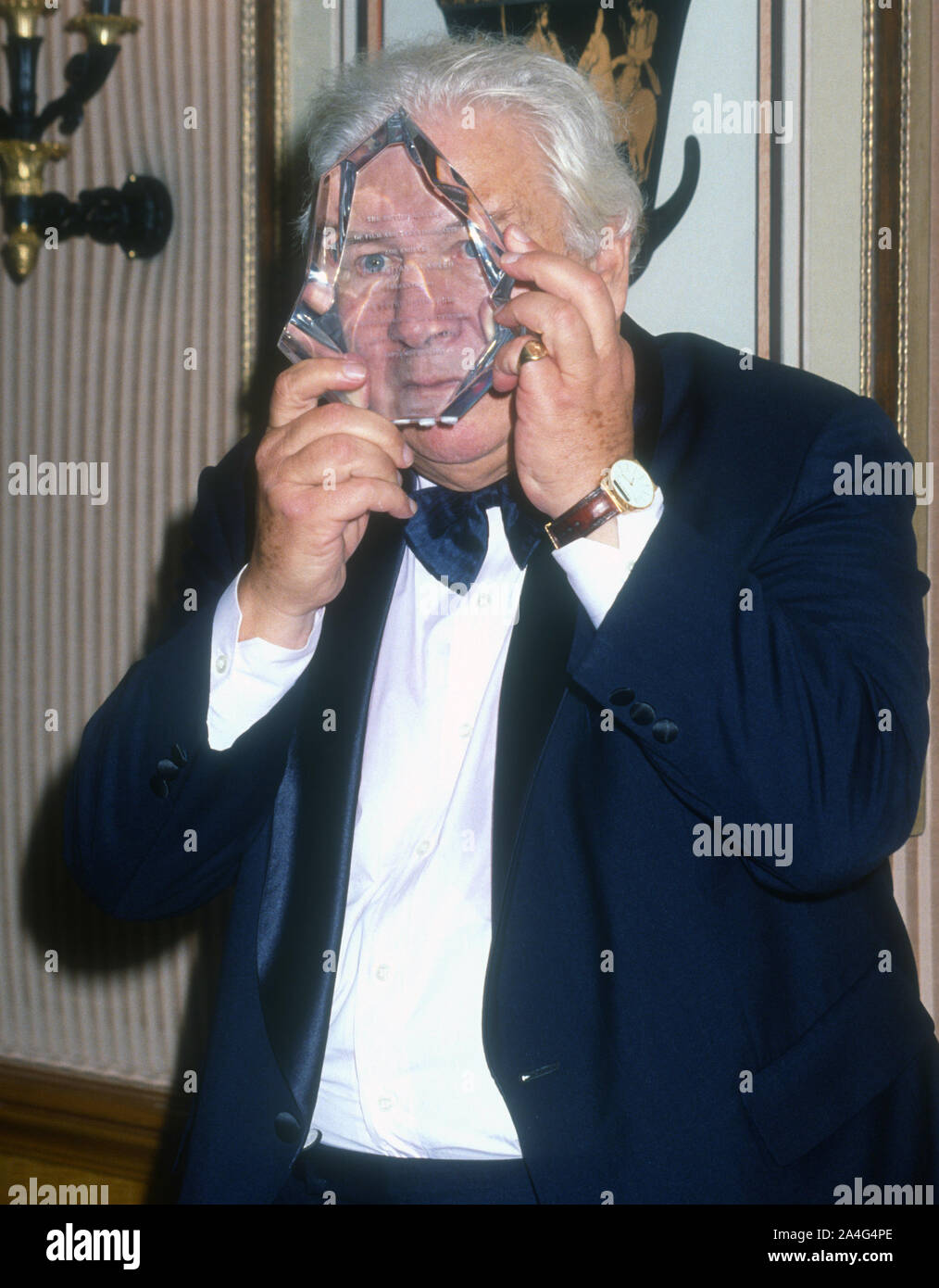 Peter Ustinov, 1992. Crédito: Michael Ferguson/PHOTOlink /MediaPunch Foto de stock