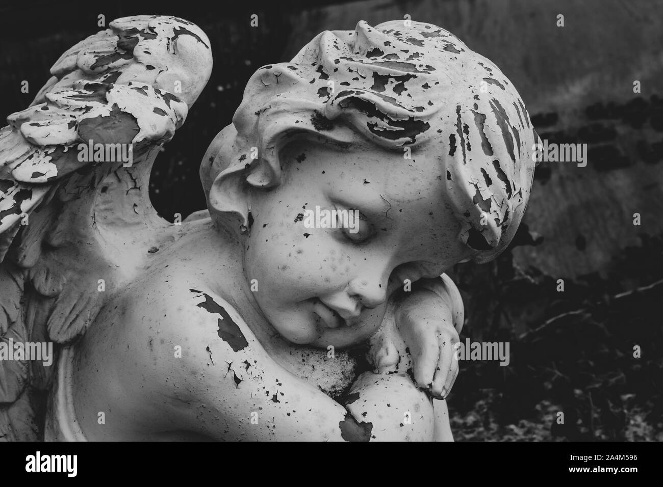 Angel Angel Blanco Y Negro Fotos E Imagenes De Stock Alamy