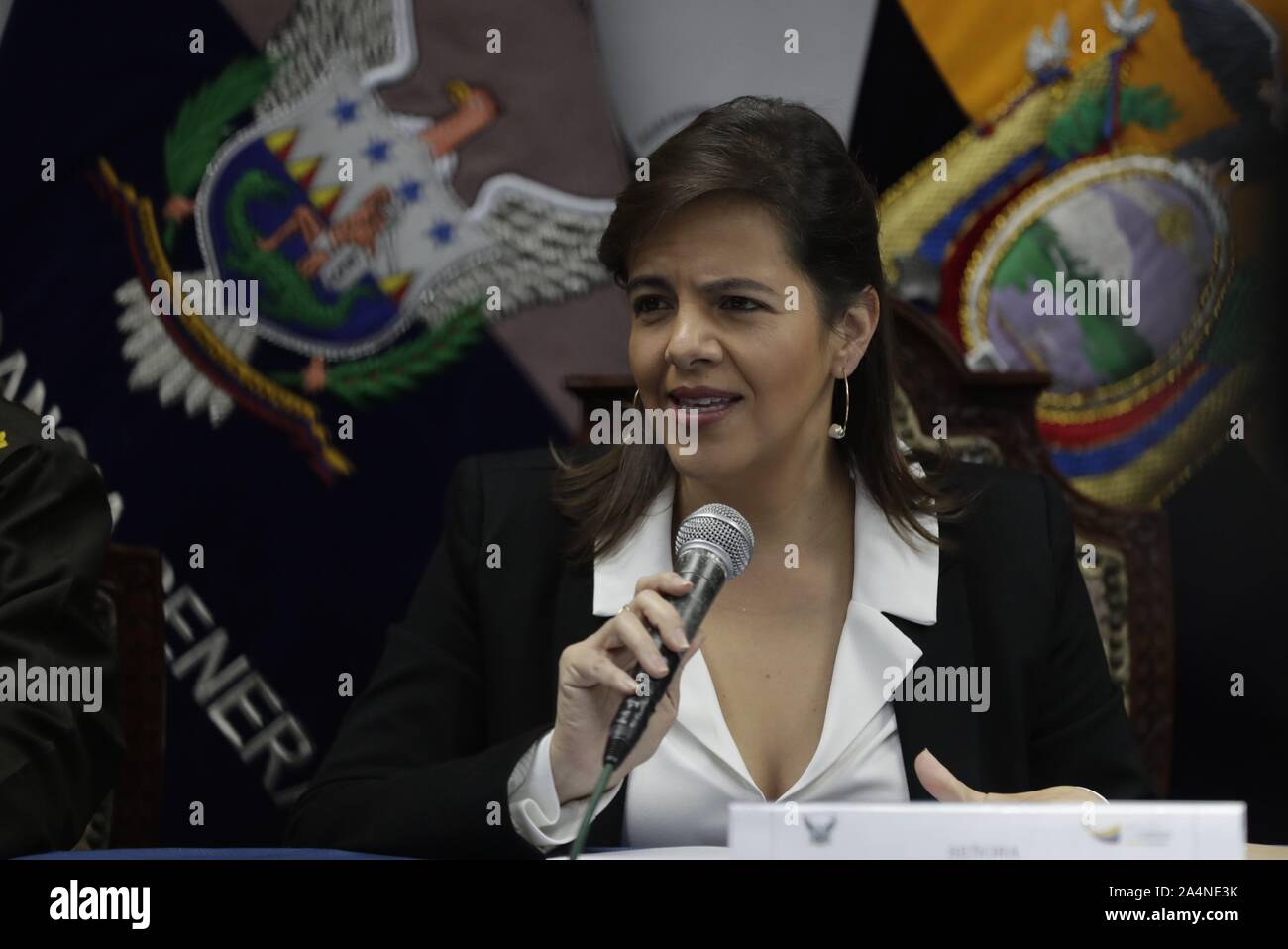 El Ministro Del Interior De Ecuador Maria Paula Romo Habla
