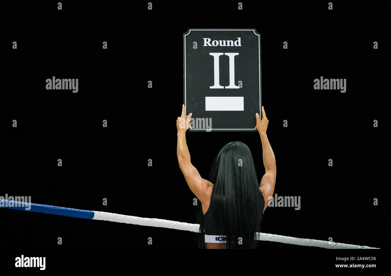 Boxing Ring Girl Round Fotos e Imágenes de stock Alamy