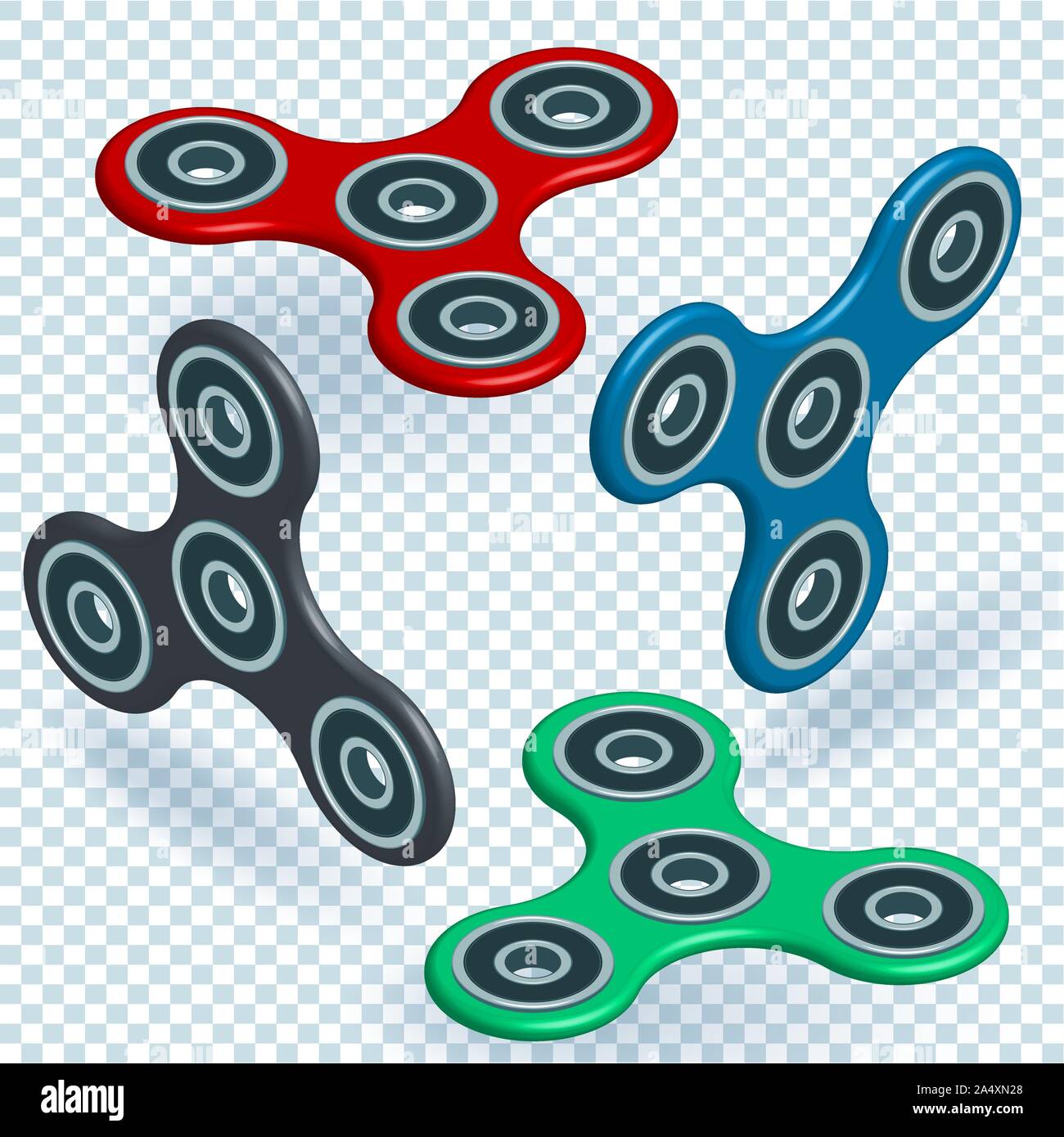 Molestar spinner relajante juguete Ilustración del Vector