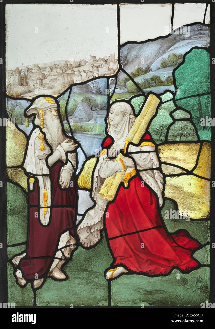 Elías y la viuda de Sarepta, c. 1525. Como se dice en I Reyes 17 824