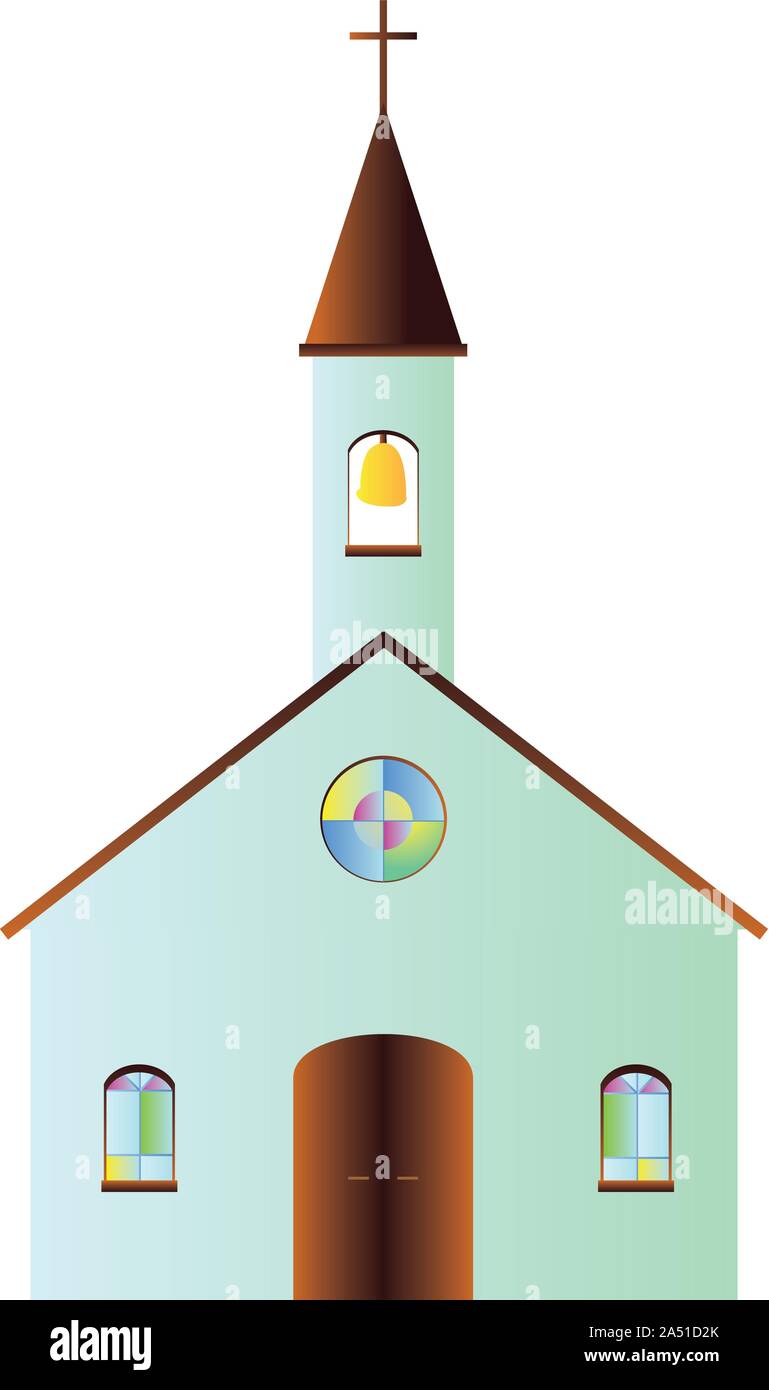 Ilustración de una iglesia de dibujos animados sobre un fondo blanco Imagen Vector de stock - Alamy Ilustración de una iglesia de dibujos animados sobre un fondo blanco Imagen Vector de stock - Alamy