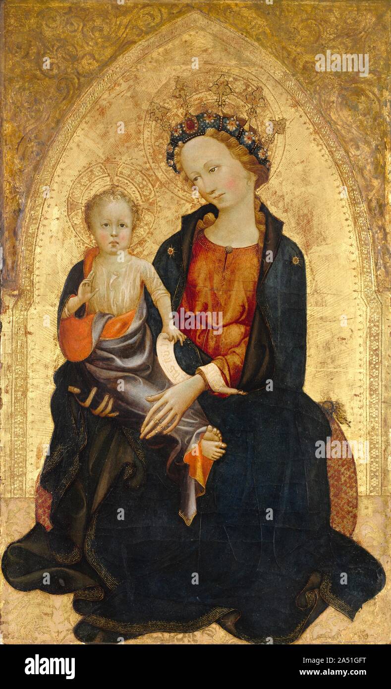 La Virgen y el Niño, c. 1400. Aunque Gherardo Starnina está considerado  como uno de los pintores más importantes de su tiempo en Florencia, poco se  sabe acerca de él. Probablemente él