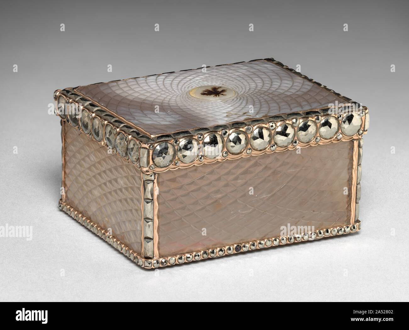 Caja de rapé, c. 1750-60. Foto de stock