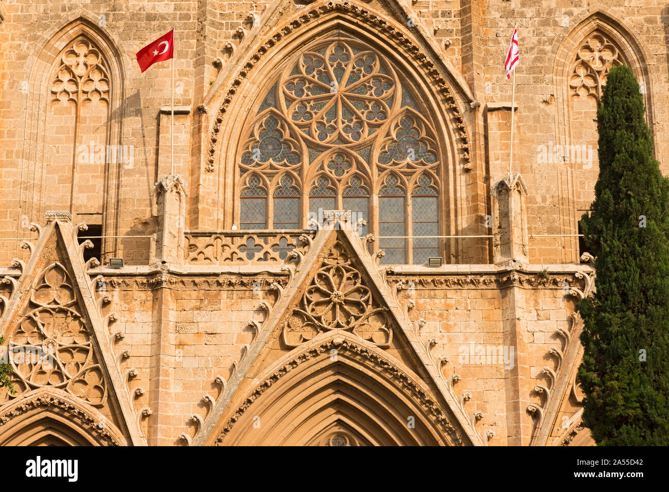 Nikolaus Kathedrale, Famagusta, Türkische Republik Nordzypern Foto de stock